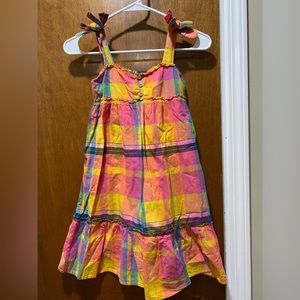 Cherokee girls plaid casual dress size 6/6x